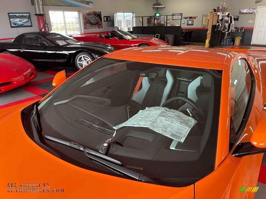 2022 Corvette Stingray Coupe - Amplify Orange Tintcoat / Sky Cool Gray photo #20
