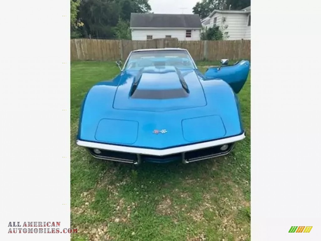 LeMans Blue / Medium Blue Chevrolet Corvette Convertible