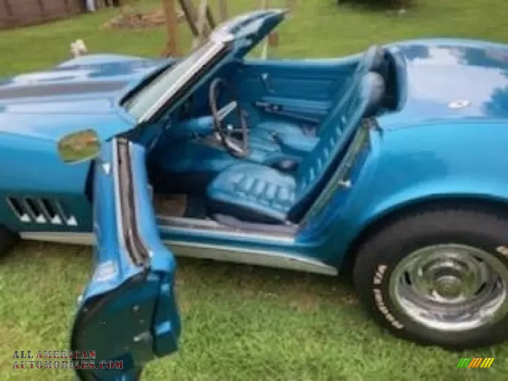 1968 Corvette Convertible - LeMans Blue / Medium Blue photo #2