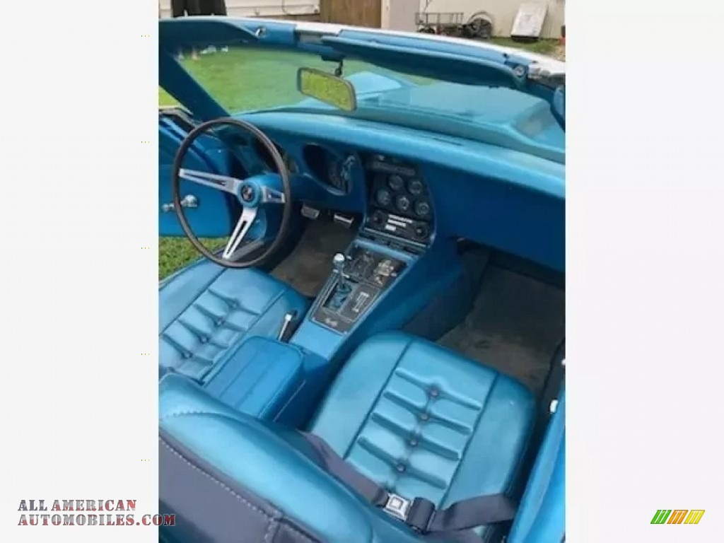 1968 Corvette Convertible - LeMans Blue / Medium Blue photo #14