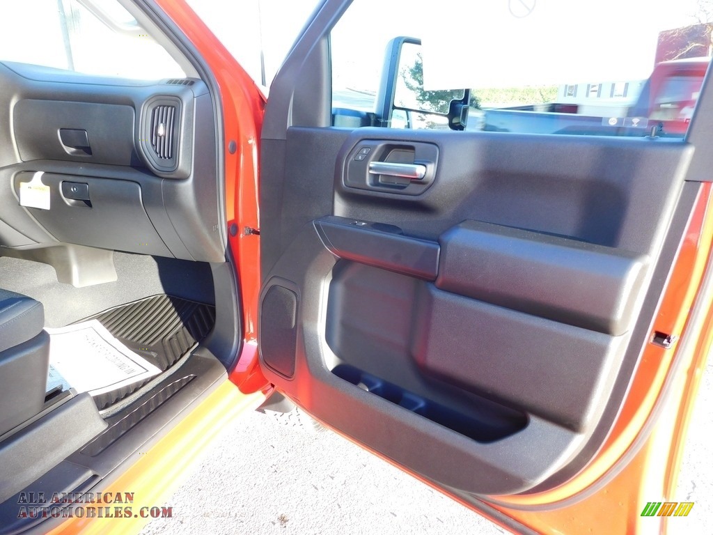 2023 Silverado 2500HD Custom Crew Cab 4x4 - Red Hot / Jet Black photo #43