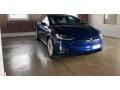 Tesla Model X Long Range Deep Blue Metallic photo #4