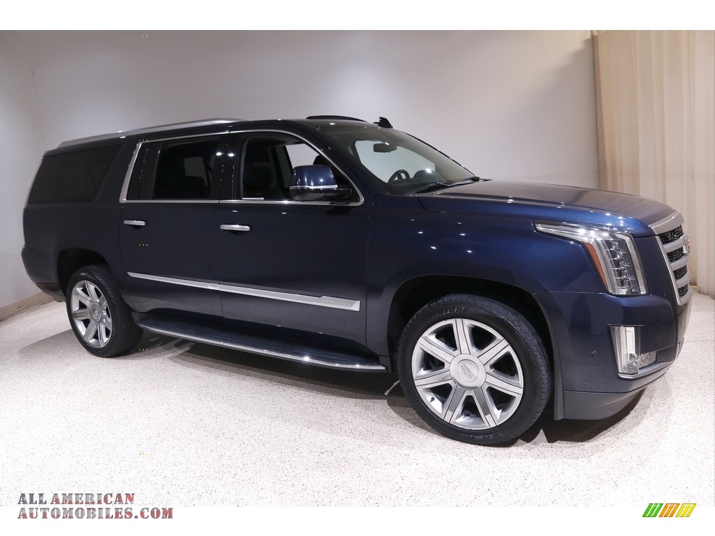 2020 Escalade ESV Luxury 4WD - Dark Adriatic Blue Metallic / Jet Black photo #1