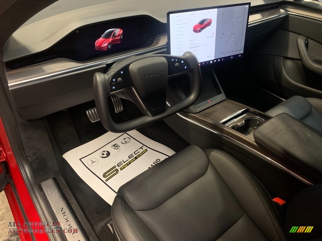 2022 Model S AWD - Red Multi-Coat / Black photo #7