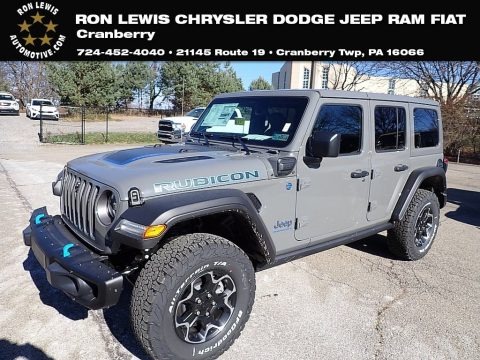 Sting-Gray 2023 Jeep Wrangler Unlimited Rubicon 4XE Hybrid