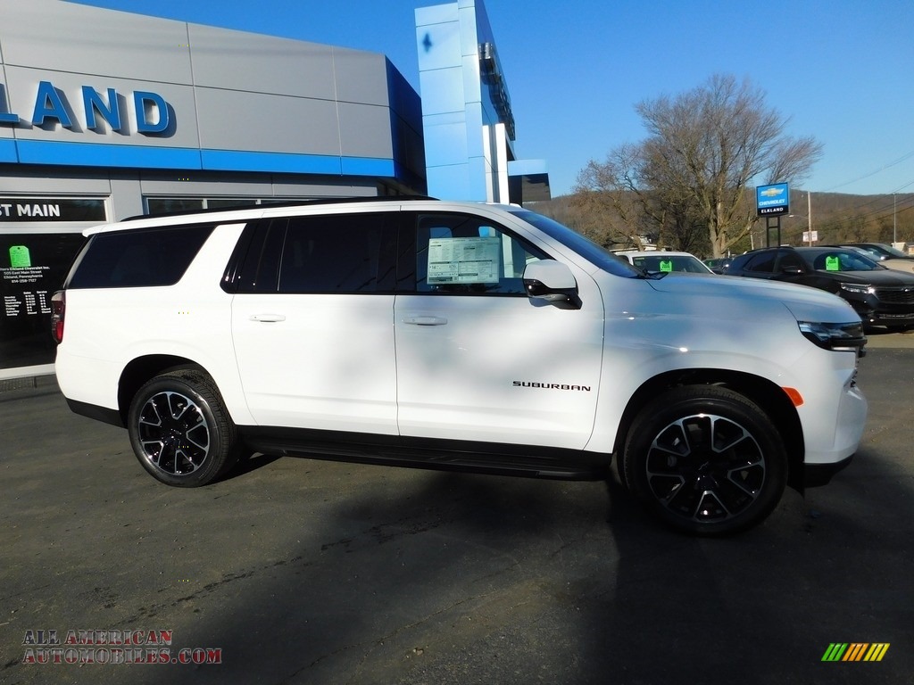 2023 Suburban RST 4WD - Summit White / Jet Black/Victory Red photo #6