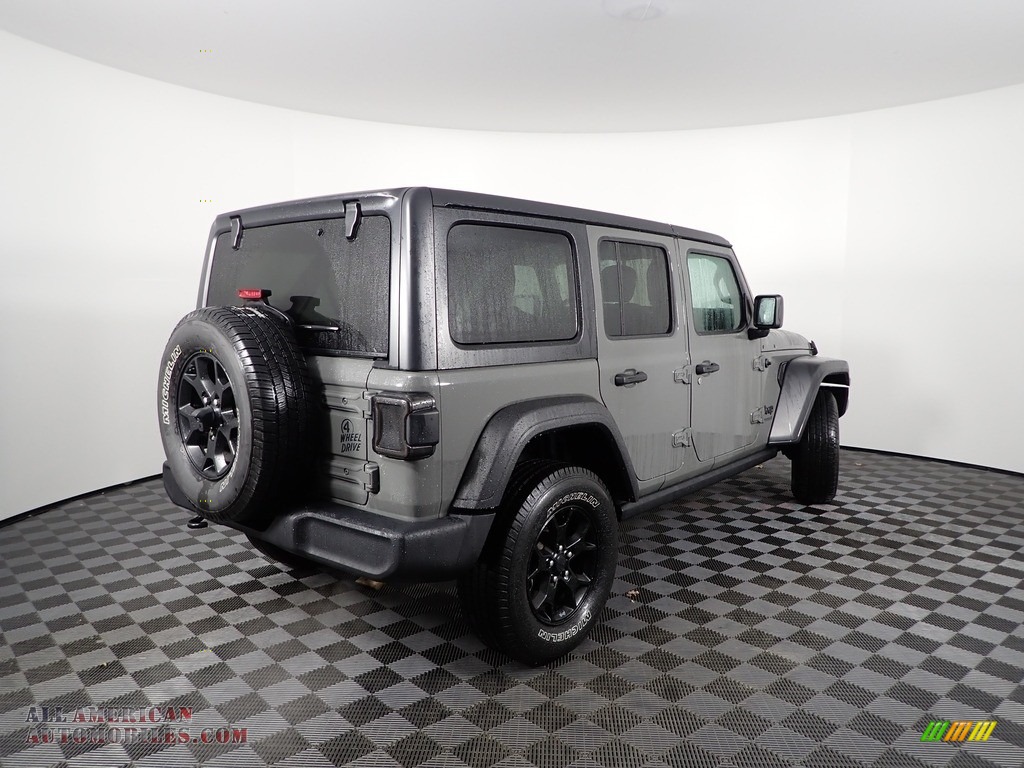 2020 Wrangler Unlimited Willys 4x4 - Sting-Gray / Black photo #11
