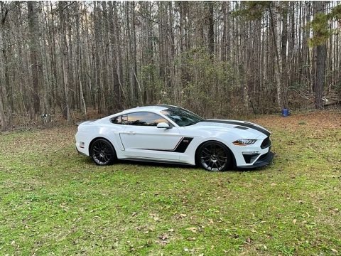 Oxford White 2019 Ford Mustang Roush Stage 3