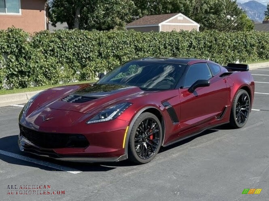 2018 Corvette Z06 Coupe - Long Beach Red Metallic Tintcoat / Jet Black photo #1