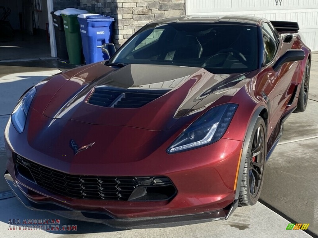 2018 Corvette Z06 Coupe - Long Beach Red Metallic Tintcoat / Jet Black photo #3