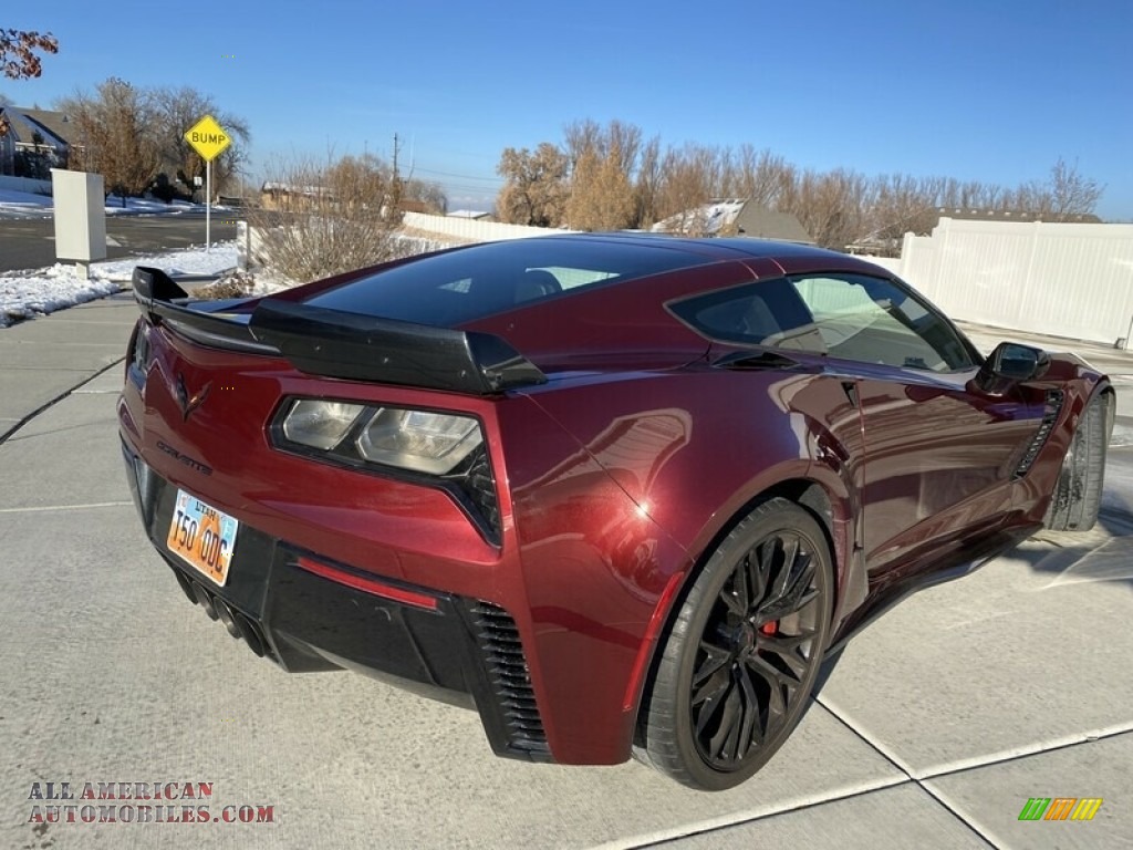2018 Corvette Z06 Coupe - Long Beach Red Metallic Tintcoat / Jet Black photo #6