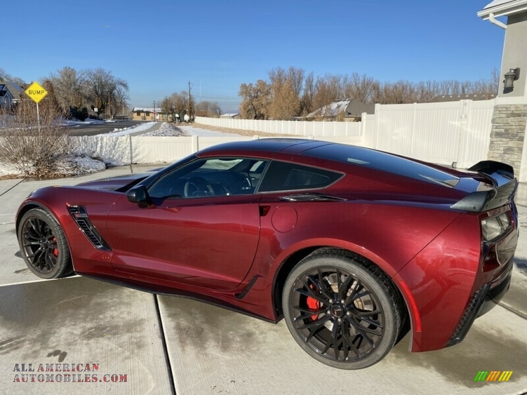 2018 Corvette Z06 Coupe - Long Beach Red Metallic Tintcoat / Jet Black photo #7