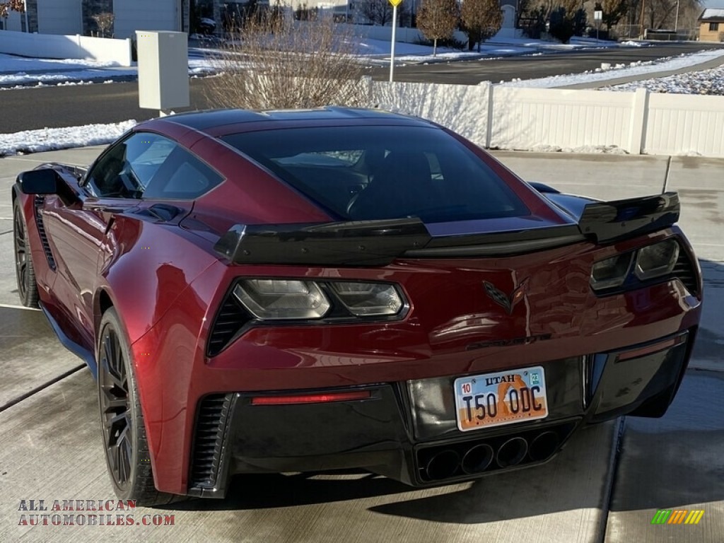 2018 Corvette Z06 Coupe - Long Beach Red Metallic Tintcoat / Jet Black photo #11