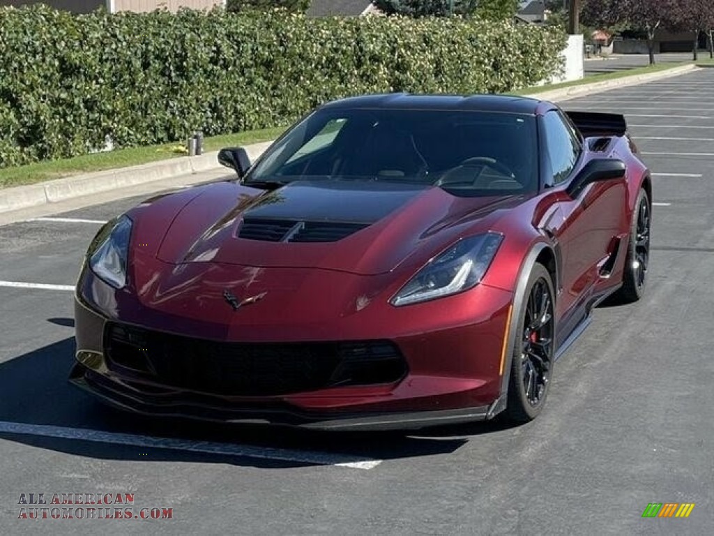 2018 Corvette Z06 Coupe - Long Beach Red Metallic Tintcoat / Jet Black photo #17
