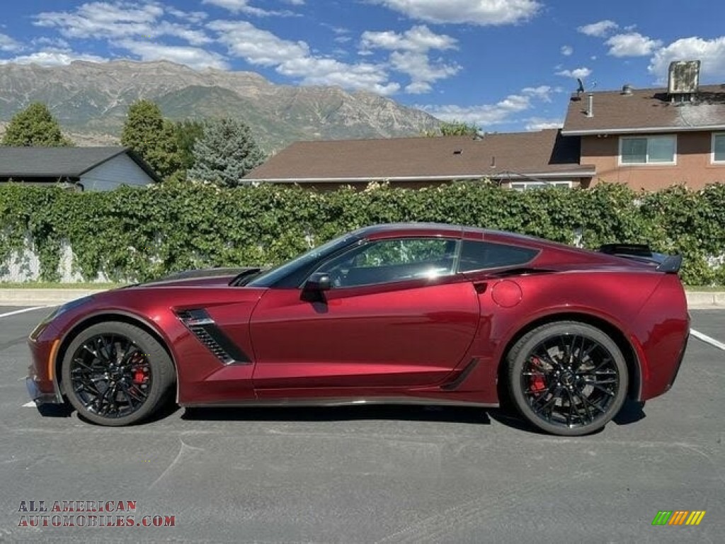 2018 Corvette Z06 Coupe - Long Beach Red Metallic Tintcoat / Jet Black photo #18