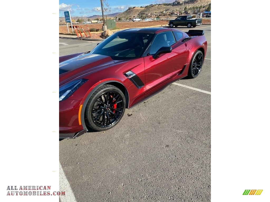2018 Corvette Z06 Coupe - Long Beach Red Metallic Tintcoat / Jet Black photo #24