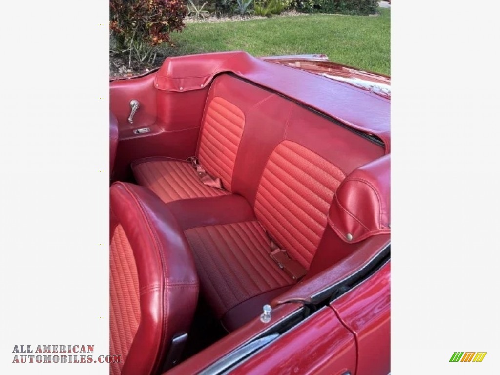 1966 Mustang Convertible - Candy Apple Red / Red photo #5