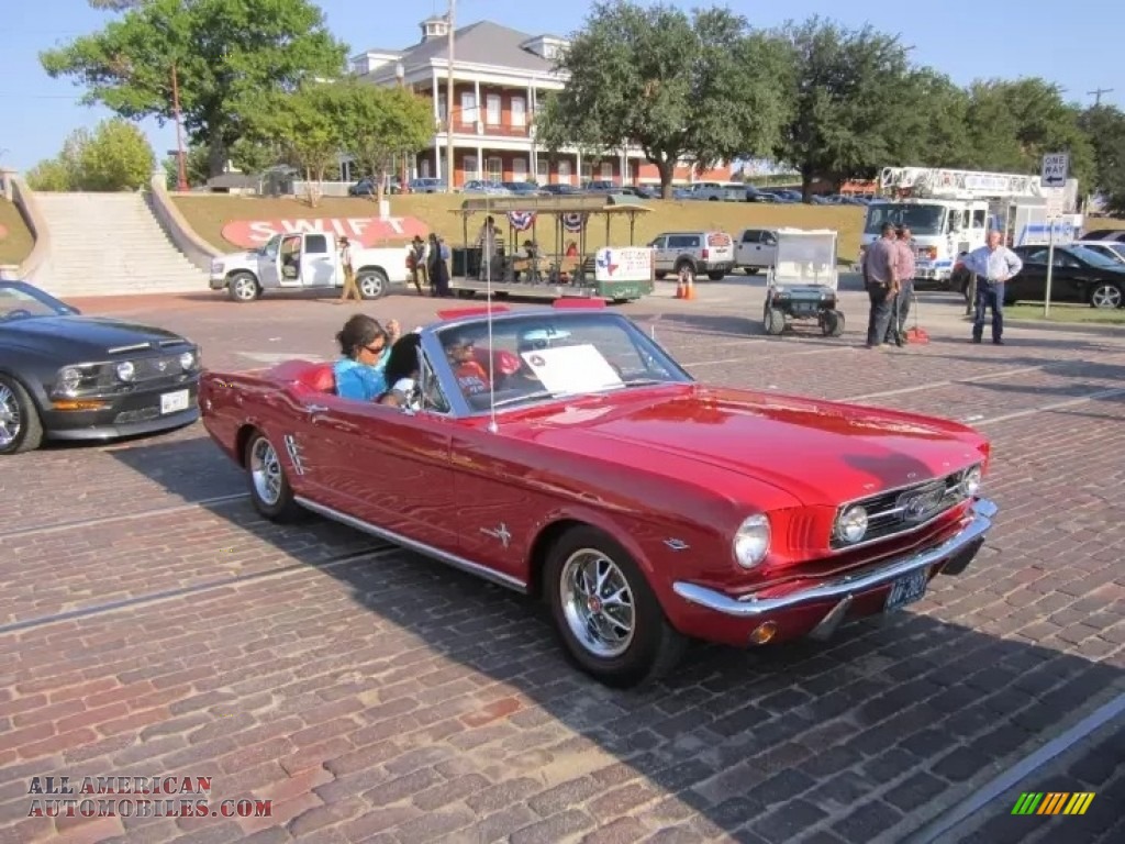 1966 Mustang Convertible - Candy Apple Red / Red photo #36