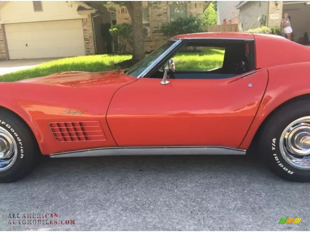 1970 Corvette Stingray Sport Coupe - Monza Red / Black photo #50