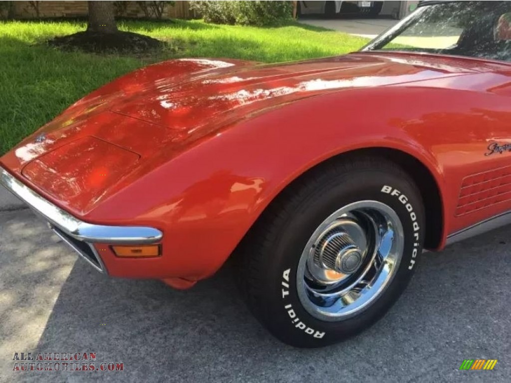 1970 Corvette Stingray Sport Coupe - Monza Red / Black photo #52