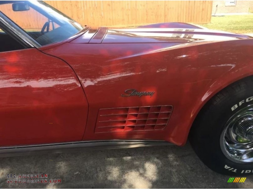 1970 Corvette Stingray Sport Coupe - Monza Red / Black photo #56