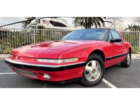 Bright Red 1989 Buick Reatta Coupe