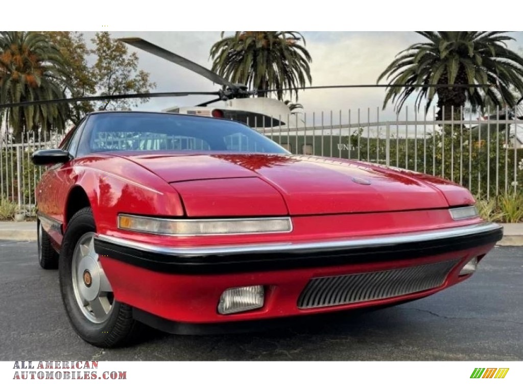 1989 Reatta Coupe - Bright Red / Gray photo #9