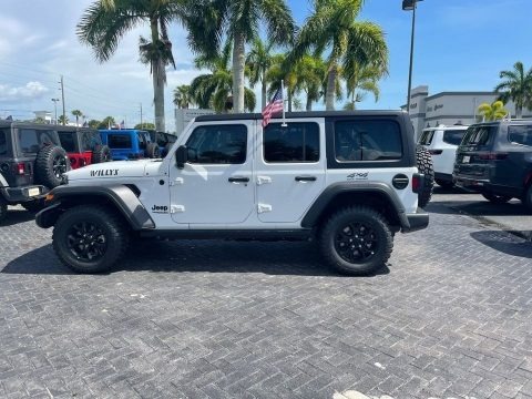 Bright White 2022 Jeep Wrangler Unlimited Willys Sport 4x4