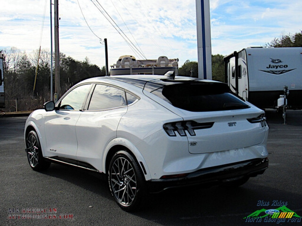 2023 Mustang Mach-E GT eAWD - Star White Metallic Tri-Coat / Gray/Metallic photo #3