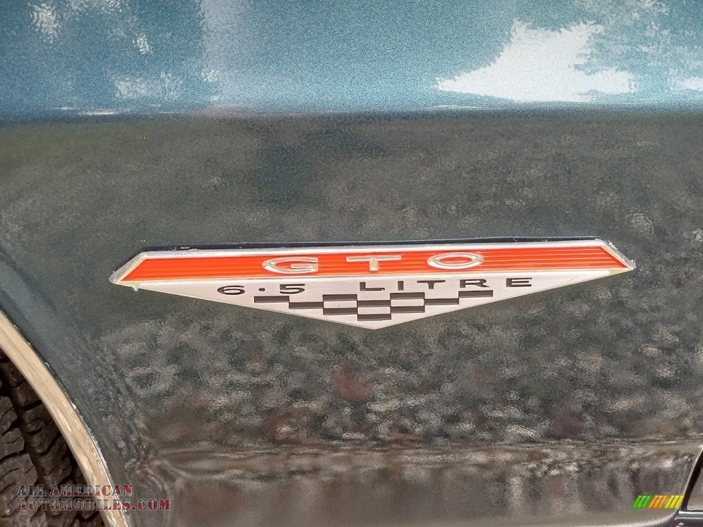 1965 GTO 2 Door Hardtop - Teal Turquoise / Black photo #35