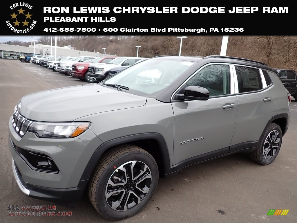 2022 Jeep Compass Limited 4x4 in Sting Gray 221552 All American