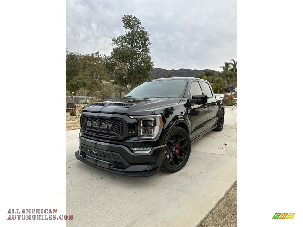 2021 F150 Shelby Super Snake Crew Cab 4x4 - Agate Black / Shelby Black/Red photo #1