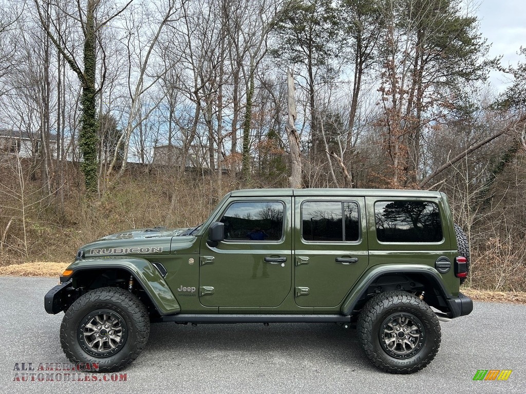 Sarge Green / Black Jeep Wrangler Unlimited Rubicon 392 4x4