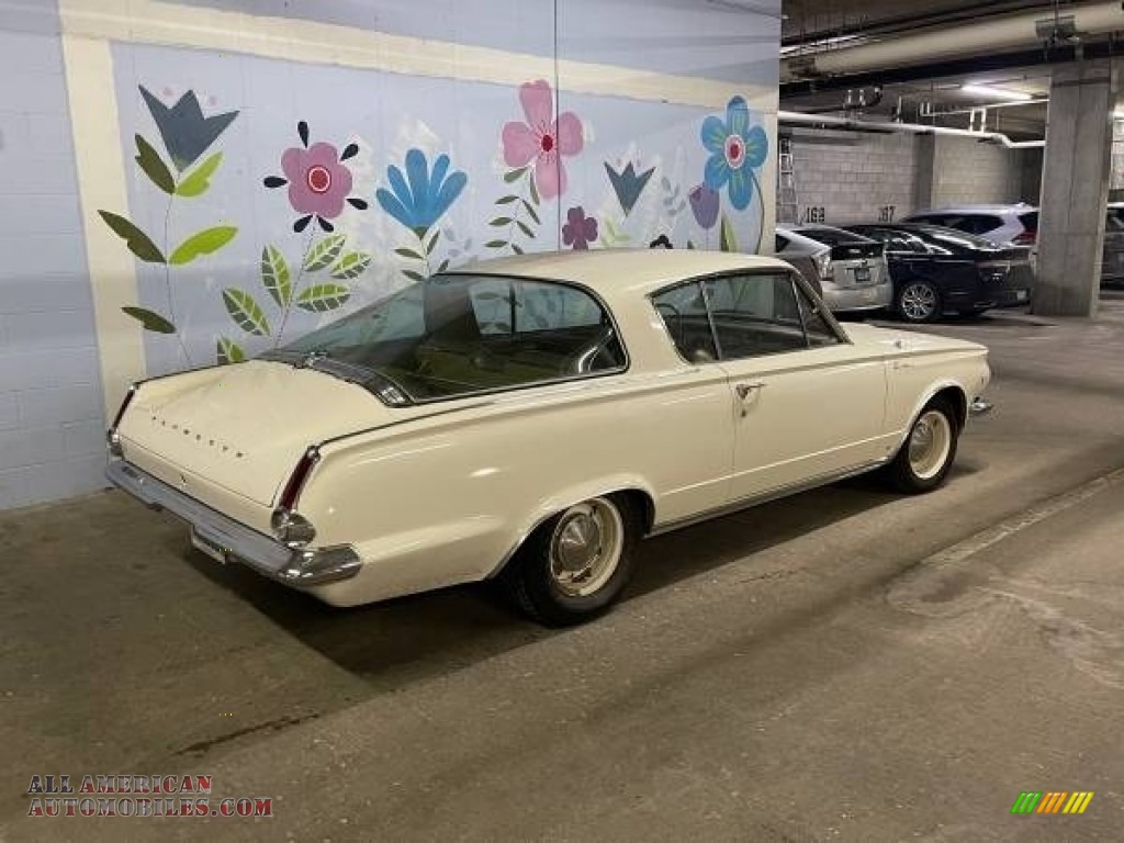 1965 Barracuda Coupe - White / Gold photo #2