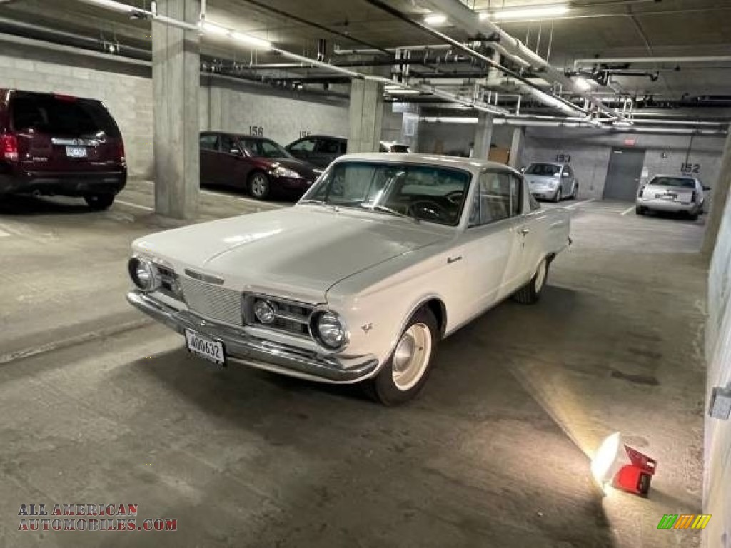 1965 Barracuda Coupe - White / Gold photo #13