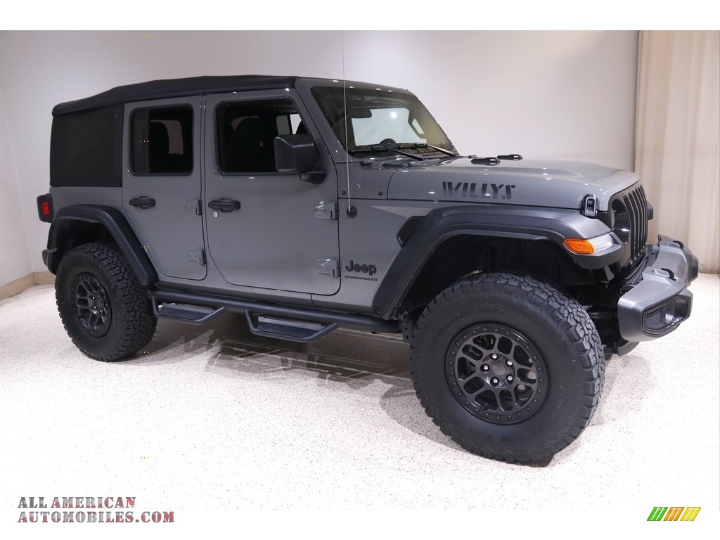 2023 Wrangler Unlimited Willys 4x4 - Sting-Gray / Black photo #1