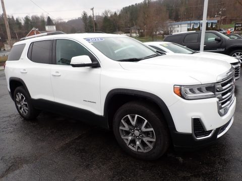 Summit White 2022 GMC Acadia SLE