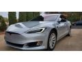 Tesla Model S 100D Silver Metallic photo #9