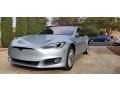 Tesla Model S 100D Silver Metallic photo #18