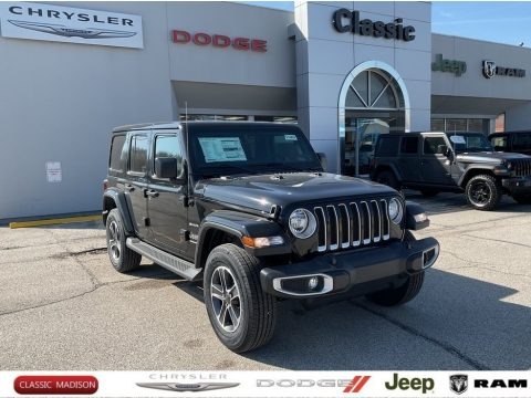 Black 2023 Jeep Wrangler Unlimited Sahara 4x4