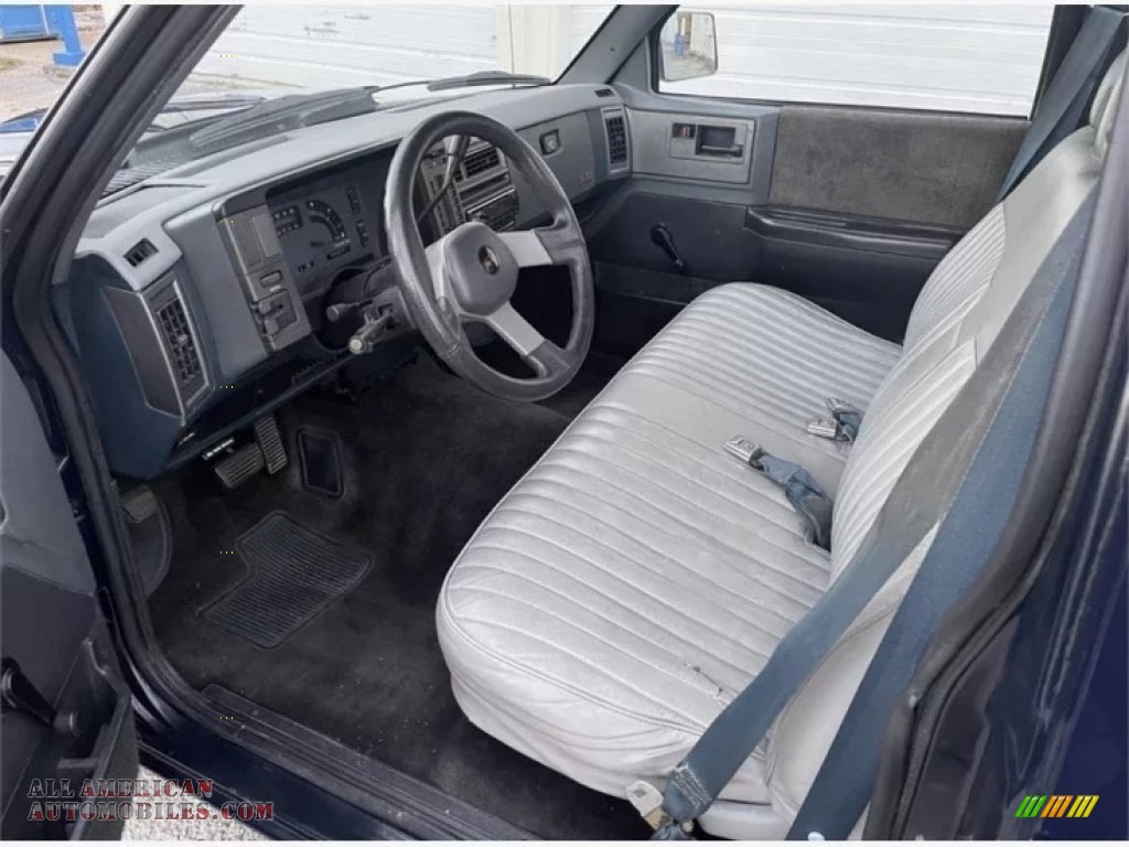 1989 S10 Regular Cab - Galaxy Blue Metallic / Charcoal photo #4