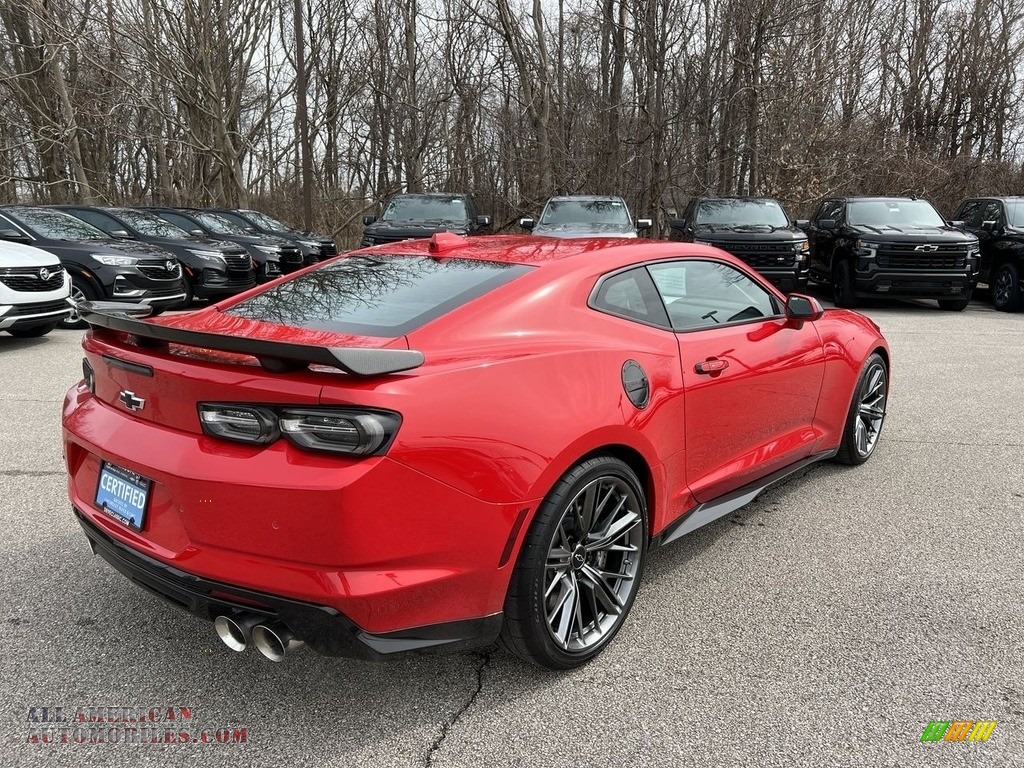 2022 Camaro ZL1 Coupe - Red Hot / Jet Black/Red Accents photo #3