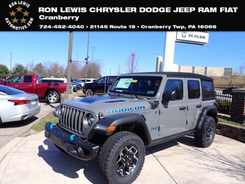 Sting-Gray 2023 Jeep Wrangler Unlimited Rubicon 4XE Hybrid