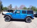 Jeep Wrangler Unlimited Willys 4XE Hybrid Hydro Blue Pearl photo #2
