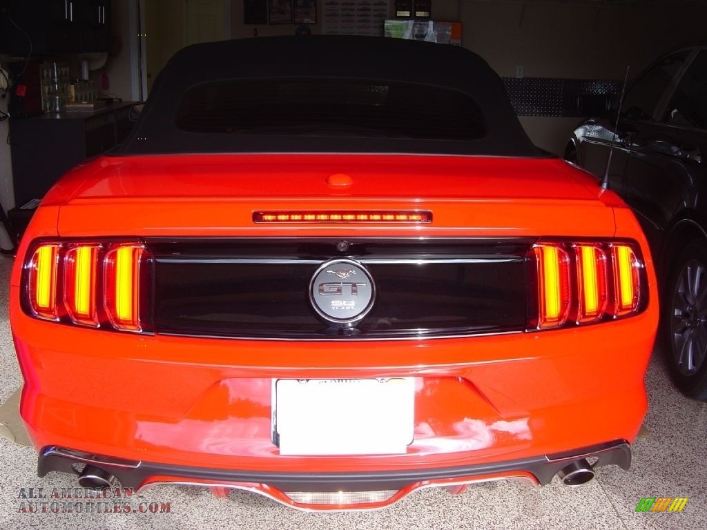 2015 Mustang GT Premium Convertible - Race Red / Ebony photo #4