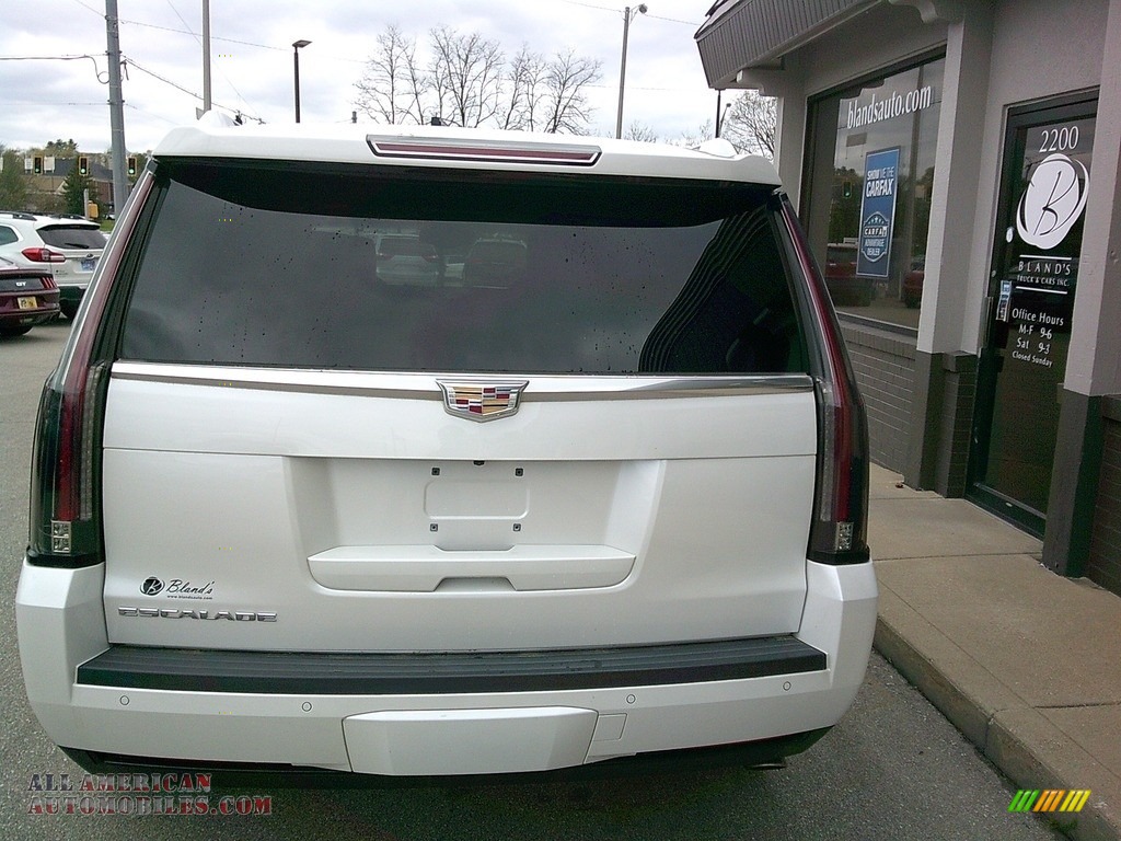 2016 Escalade Platinum 4WD - Crystal White Tricoat / Tuscan Brown photo #8