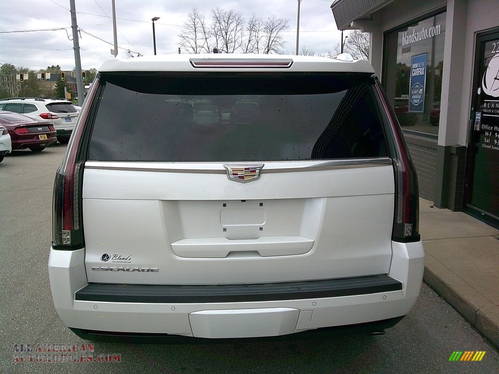 2016 Escalade Platinum 4WD - Crystal White Tricoat / Tuscan Brown photo #47