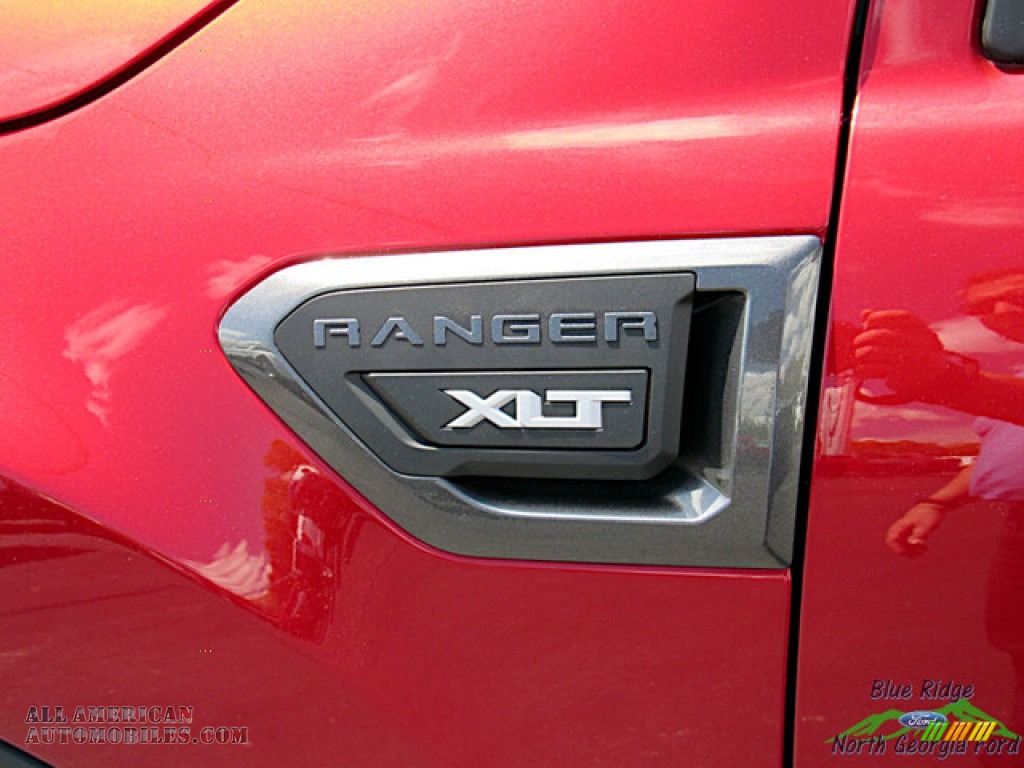 2021 Ranger XLT SuperCrew 4x4 - Rapid Red Metallic / Ebony photo #30