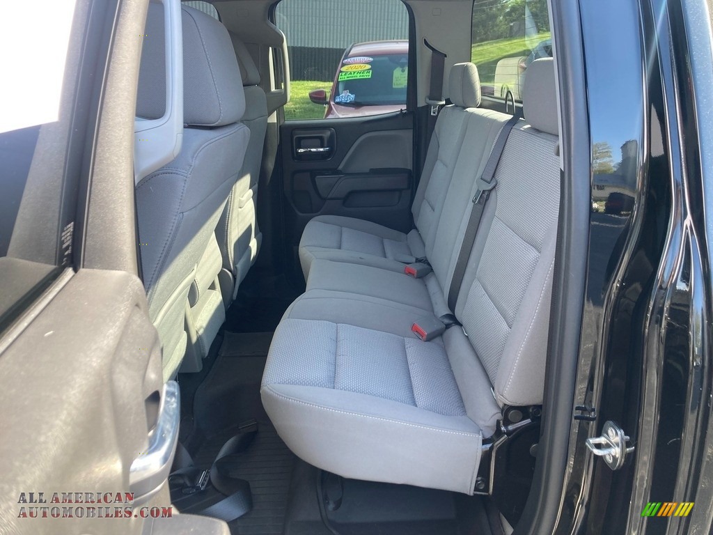 2019 Silverado LD Custom Double Cab 4x4 - Black / Dark Ash/Jet Black photo #14