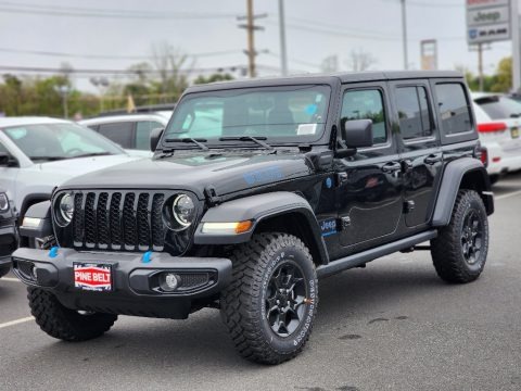 Black 2023 Jeep Wrangler Unlimited Willys 4XE Hybrid